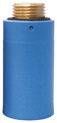 Korek montazowy wg DIN 1988/2 z gwintem na czopie z mosiądzu R 1/2, odpowietrzacz
