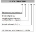 Pompa obiegowa do c.o. jednofazowa PO (u,w) DN32