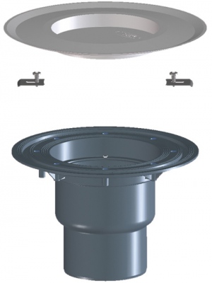 Korpus wpustu balkonowo - tarasowego DN75/110 pionowy