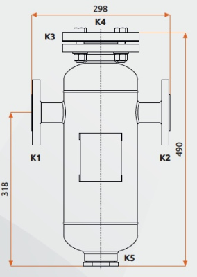 Magnetoodmulacz  0DM - 32 malowany antykorozyjnie