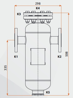 Magnetoodmulacz 0DM - 40 malowany antykorozyjnie