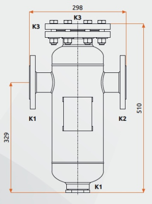 Magnetoodmulacz 0DM - 50 malowany antykorozyjnie