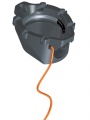 Zestaw grzewczy kompletny zawierający kabel grzewczy i obudowę termoizolacyjną do wpustu tarasowego HL5100T