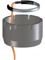 Zestaw grzewczy kompletny zawierający kabel grzewczy i obudowę termoizolacyjną do wpustu tarasowego HL3100T