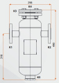 Magnetoodmulacz  0DM - 32 malowany antykorozyjnie