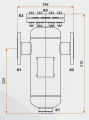 Magnetoodmulacz 0DM - 50 malowany antykorozyjnie